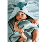 Bath Cape + Mitt, Doe green