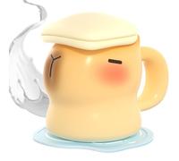 Bath Capibara - Yellow 13.5 Ounce, Cute Cartoon Tea, Novelty Gift Idea | Sipping Hot Chocolate Enjoying Breakfast Relaxing In The Home Kitchen Using The Sot