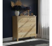 Bath Chest of Drawers - 2+3 Drawer - Oak