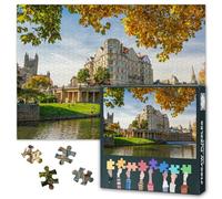 Bath City England Puzzles for Adults 1000 Pieces, Bath City Jigsaw Puzzles, Adult Puzzle for Adults, Educational Fun Games or Toys for Elders Friends 20X27 INCH