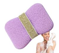 Bath Cleansing Bag - 12x8.5x2cm Lathering Wash Pad, Skin Polisher | Hydrophilic Polyurethane, Porous Fabric Suds Generator, Deep Scrub Design Improves Rinsing While Showering Outdoors Trips Gym Stays