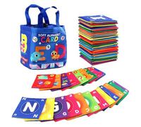 Bath Cloth Books - Animal Alphabet Books, Children's Learning Book, Educational Toy, Soft Cloth Book | Calm Activity Bath Book for Babies, Boys, Girls, Preschool