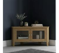 Bath Corner TV Unit - 2 Door - Oak
