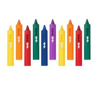 ZOPPER 12Pk Bath Crayons For Baby - Toddler Bath Crayons Develop Creativity, Imagination, Scribble Bath Time Fun, Easy Washable Wipe Clean Non Toxic Bath Time Toy