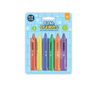 Bath Crayons for Draw, Develop Creativity, Imagination, Scribble and Make Bath Time Fun, Easy Washable Wipe Clean-6 Pack