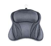 Bath Cushion, Shodiffy Bath Cushion 4D Mesh Headrest with 6 Non-Slip Suction Cups Can Support Head, Neck, Back, for Bathtub, Home Spa