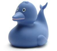 Bath Duck Dolphin I Squeaky DuckI L: 9.5 cm I Includes Bath Duck Keyring in Set
