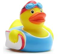 Bath Duck Non-Swimmer, Squeaky Ducks, L: 7.5 cm, Includes Bath Duck Keyring