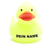 Bath Duck - Personalised (Glow in the Dark Duck (Yellow))