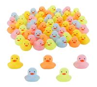 Bath Duck Toys 50 PCS Mini Rubber Ducks Squeak and Float Duckies Baby Shower Toy Party Decoration for Toddlers Boys Girls
