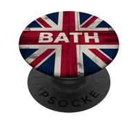 Bath England Great Britain UK Flag Born And Bred Music PopSockets Adhesive PopGrip