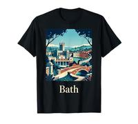 Bath England Historic Architecture Travel Design T-Shirt