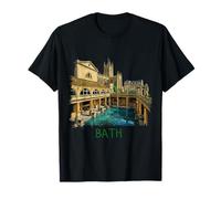 Bath England Travel Souvenir Historic City Landmark Gift T-Shirt