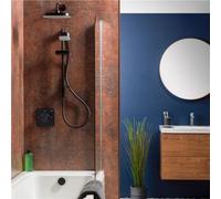 Bath Filler & Dual Thermostatic Mixer Shower - Matt Black 1.1967.010