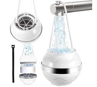 Bath Filter for Tub - Bath Water Filter for Babies and Adults, Removes Contaminants for Smoother Skin, Hair, Nails, Portable Bath Filter with Anti-Slip Buckle