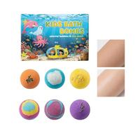 Bath Foam - 6 Pieces Scented Bubble Bath Balls, Gentle Skin Cleansing Foam | Relaxing Fragrant Bathing Experience, Hydrating Body Wash for Mom Wife Grandma Girls Youth Family Home Travel Men