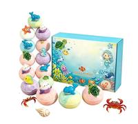 Bath Foam Balls Set - Multi Color Bath Time Cleanser Pack, Gentle Effervescent Spheres | Children B́ Entertainment Soft Skin Care Formula, Fun Bubble Activation Experience Kit for Kids Boys Girls T