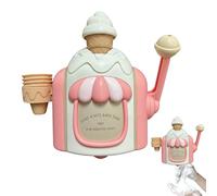 Bath Foam Ice Cream Maker - Creative Toy for Children with 4 Cones | Interactive Bubble Factory with Suction Cups for Bath and Shower | Educational Toy for Children and Girls 3 Years