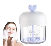 Bath Foam Maker - Cute Bubble Foamer Device,Portable Fine Delicate Revitalizing Foam Maker, Quick Lather Multi-Purpose Wonder Facial Cleansing Skincare Tools For Women Girls, Easy To Use