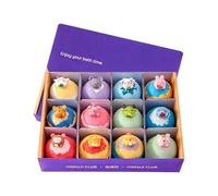 Bath Foam Pack of 12 Perfumed - Compact Sl urable Bath Additive with Toys and Elegant, for Home, Girls, Youth, Travel, Wife, Mother, Grandma, Multipurpose Outdoor Indoor Utility