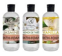 Bath Foam Set Vanilla & Jasmine & Monoi de Tahiti 3x350ml - Body Care - Beauty - Bathing - Body Care - Wellness - Relax - Aromatherapy - Spa - Exotic Aroma - Bubble Baths