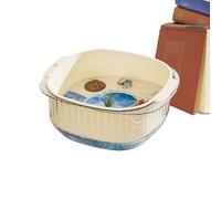 Bath for Baby Turtles, Complete View Multi-Function Areas Habitat for Aquatic Turtles - Terrarium for Reptiles and Crabs | For Crabs Hermitaries Shrimp Amphibians Aquatic Animals Reptiles