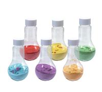 Bath - Fun Bubble Bath Gift | 6Pcs Colorful Bubble Bottle for Kids | Toy Inside | Fizzy Baath Suitable for Gifting, Party Favors & Sensory Play Children and