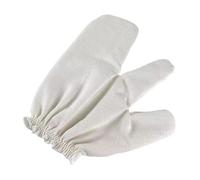 Bath Glove Natural Silk Exfoliation Two Finger Contoured Shape Gentle Quick Drying Technology Mold Resistant Natural Exfoliator Glove Two Finger Ergonomic Design Gentle on Skin