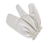 Bath Glove Natural Silk Exfoliation Two Finger Contoured Shape Gentle Quick Drying Technology Mold Resistant Two Finger Design Exfoliator Glove