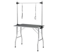 Bath Grooming Table for Dogs Cats Pets Adjustable 2 Loops Pet Supply vidaXL