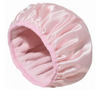 Bath Hair Cap,Shower Cap Terry Cloth Lined Eva Exterior Reusable Triple Layer Waterproof Extra Large Bath Hair Cap for Women