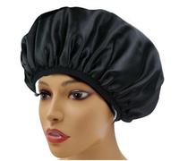 Bath Hair Cap,Shower Cap Terry Cloth Lined Eva Exterior Reusable Triple Layer Waterproof Extra Large Bath Hair Cap for Women