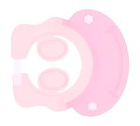 Bath Hat Silicone Shower Cap with Eye Shield Pink | Cartoon Style, Secure Fit for Ears, Hands Free Bathing, Suited to New Parents