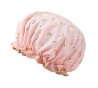Bath Hat With Double Layer Shower Caps For Keepings Hair Dry During Baths