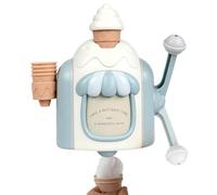 Bath Ice Cream Foam Maker Hand Crank Wall Mounted Pretend Play