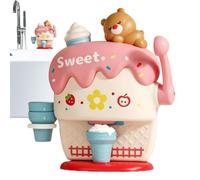 Bath Ice Cream Foam Maker | Realistic Cute Interactive | Bathtub Bubble Machine | for Home Daily Travel Daycare Preschool Nursery Birthday Holiday Party