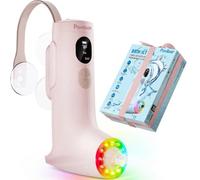 Bath Jet Spa, Bubble/Jet Mode , Pink | 2600mAh Battery, IP67 Waterproof, LED Light & Temp Display, 3-Speed Adjustable, Ideal Home Spa Relaxing Gift for Women