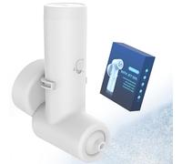 Bath Jet Spa, Rechargeable Bath Jet/Bubble Modes, Impact Force 65 kPA, Cordless Portable Mute Bathtub Accessories for Home Spa, Bathtub Jets for Tub Adjustable Speed Full-Body Relaxing (White)