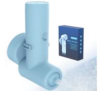Bath Jets for Tub, Cordless IPX7 Rechargeable Bath Jet or Bubble Modes, Impact Force 65 kPA, Portable Bathtub Accessories for Home Spa, Adjustable Speed Full-Body Relaxing (Blue)