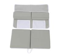 Bath Kneeler Pad with Organizer Pocket, Bath Kneeler and Elbow Rest Pad Set Non Slip Quickly Drying Thick Baby Bath Kneeler Pads with Large Pocket