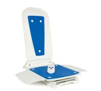 Bath Lift, Bathmaster Deltis, Bath Chair for Easy Bathing, Bathroom and Mobility Aid for Elderly, Blue and White