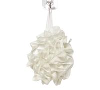 Bath Loofah 2 in 1 - 5.5 x 5.5 inch Shower Sponge, Gentle Body Wash Ball, Convenient Soap Dish, Gentle Skin Cleaning | Quick Dry Bath Accessory for Men F