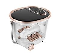 Bath Massager with Fast Heating,Multifunctional Feet Bath Tub,Adjustable Waterfall Shower,Red Light,Timer,Temperature Control,Feet Stress Relief at Home Office