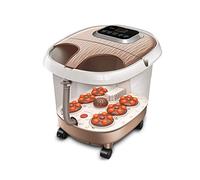 Bath Massager with Heat and Automatic Massage Foot Pedicure Spahine Athletes Foot Bubble Soak Tub, Vibration, Red Light