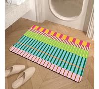 Bath Mat 40X60Cm Pink Blue Super Absorbent Non Slip Bathroom Mat Quick-Drying Kitchen Door Mats Washable,Simple Kitchen Door Mats,For Home, Bedroom, Bathroom,Toilet