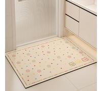 Bath Mat 50x80CM Dot Diatomite Stone Absorbent and Non-Slip | Super Absorbent and Non-Slip anti mould Bathroom Mat,diatomite stone quick dry,shower mat ,bathroom rug