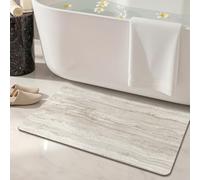 Bath Mat 50x80CM Earth Tone Diatomite Stone Absorbent and Non-Slip | Super Absorbent and Non-Slip anti mould Bathroom Mat,diatomite stone quick dry,shower mat ,bathroom rug