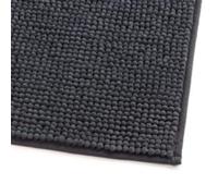 Rayen Bath Mat | Non-Slip Base | 100% microfibers | Ultra-Soft Miltifunctional | 31.5" x 19.7" | Dark Grey