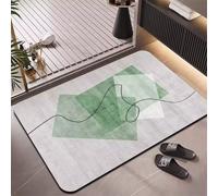 Bath Mat 90x150cm, Quick Dry Bathroom Mat, Fast Absorption Bath Mats for Bathroom Accessories, Non-Slip Thin Rug Bathmat Bath Matt Floor Washable Carpet for Toilet Shower Kitchen Decor Oriental 5-790