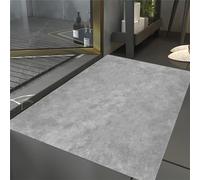 Bath Mat, Bathroom Mat, Bath Mat Non Slip, Stone Bath Mat Quick Dry, Shower Mat, Washable Rug, Non Slip Bath Mats Inside Bath Bathroom, Floor Mat, Bathroom Shower Mats, Rugs Mats, Light Grey-70x120cm